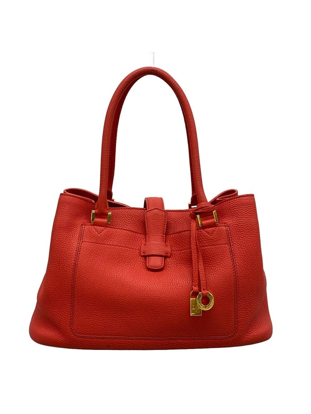 Loro Piana Bellevue Red Leather Handbag #373498L75B